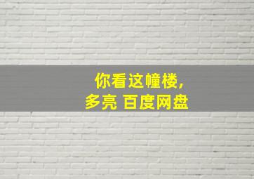 你看这幢楼,多亮 百度网盘